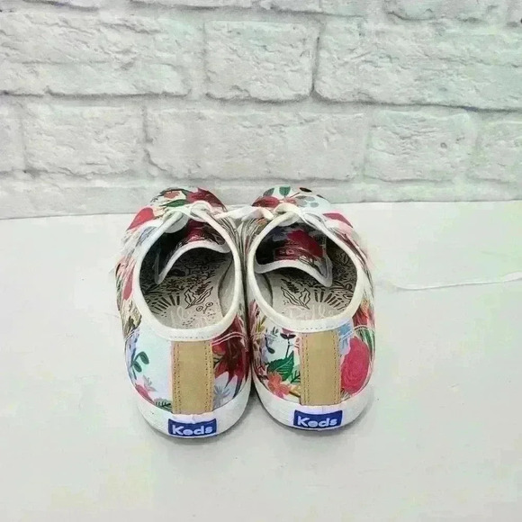 Keds x Rifle Paper Company Floral Sneakers Shoes  Sz 10 - Picture 5 of 14